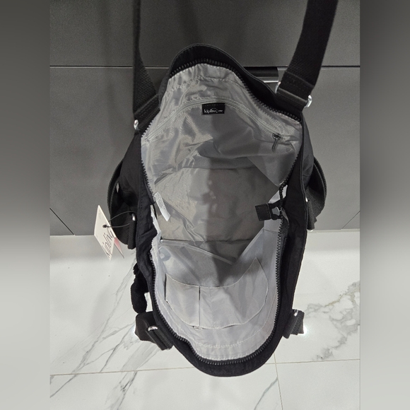 KIPLING BAG TOTE BAG BLACK LARGE NEW ADARA - Picture 12 of 14